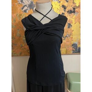 Fabulous Cecil McBee Japan Quirky Black Convertible Top M/L